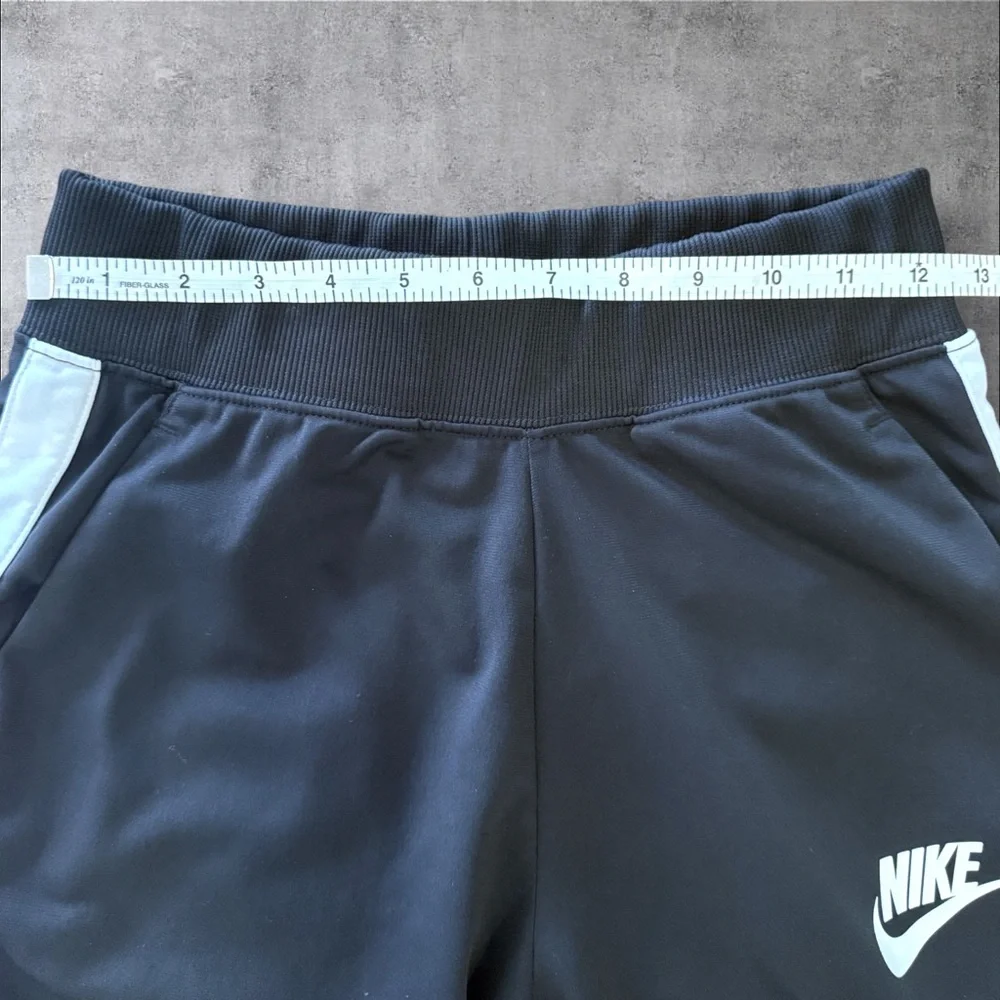 NIKE Sportswear Track Pants Women’s Small Black White Stripe 850452-010